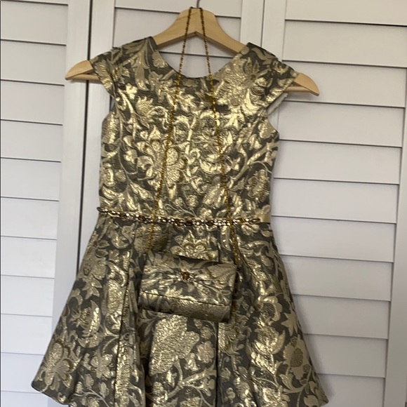Formal party Girl’s dress with paired purse